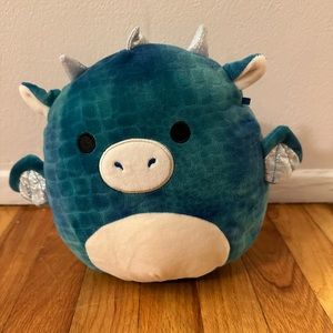 Squishmallows 8in Dominic the Blue Dragon